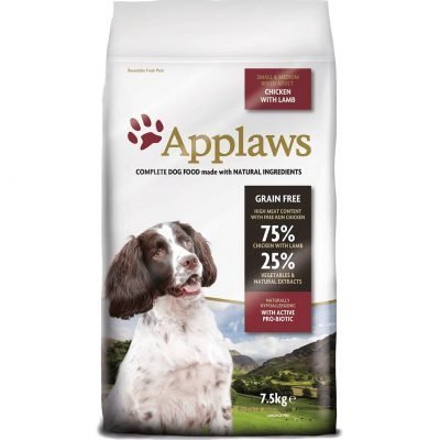 Applaws Adult Small/Medium Breeds – Храна за Кучета Над 12 Месеца от Дребни и Средни Породи със 75% Пиле и Агне