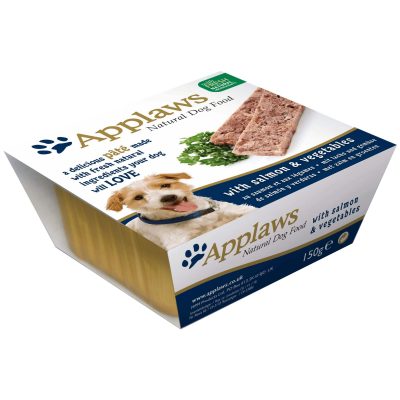 Applaws Pate with Salmon and Vegetables – Пастет за Кучета със Сьомга и Зеленчуци 150гр