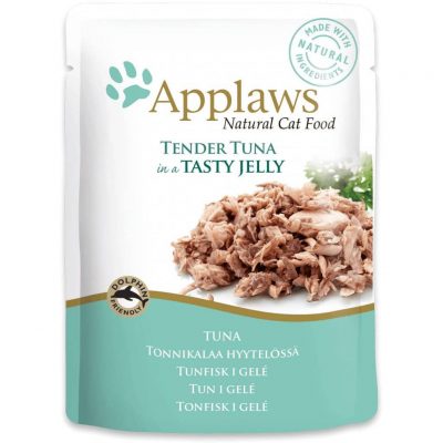 Applaws Cat Pouch with Tuna Wholemeat in Jelly - Пауч за котки с месо от риба тон в желе 70гр