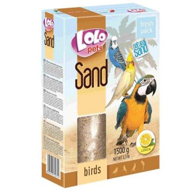 Пясък за Птици Lolo Pets с Лимон 1.5кг
