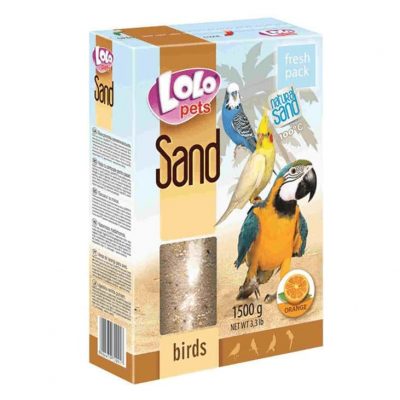 Пясък за Птици Lolo Pets с Портокал 1.5кг