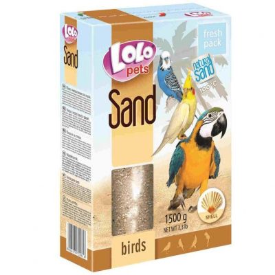 Пясък за Птици Lolo Pets с Мидени Черупки 1.5кг