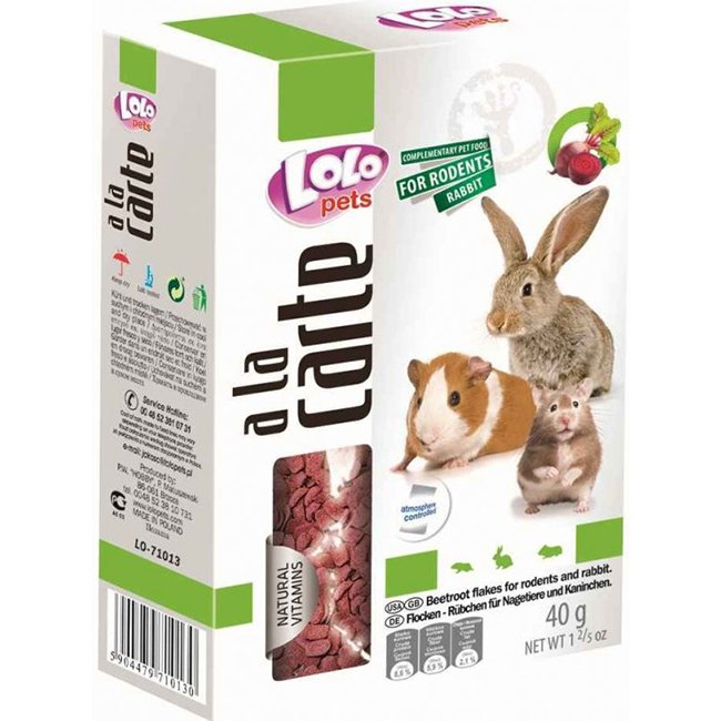Витамини за Гризачи Lolo Pets с Цвекло 40гр