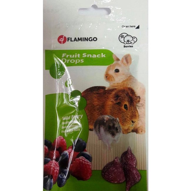 Дропс за Гризачи Flamingo с Горски Плодове