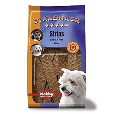 Лакомство за Куче Nobby StarSnack Strips с Агне и Ориз 20бр