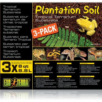 Постелки за Терариум Exo Terra Plantation Soil 8.8 л